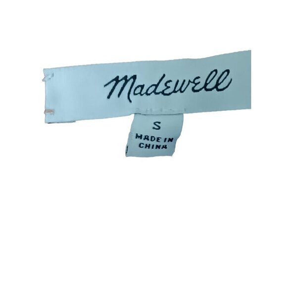 Madewell Merino Wool Alpaca Blend Open Front Cardigan Rust Brown Size Small S - Picture 8 of 11